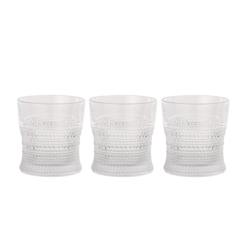 The Decor Lane Dotted textured Glasses
